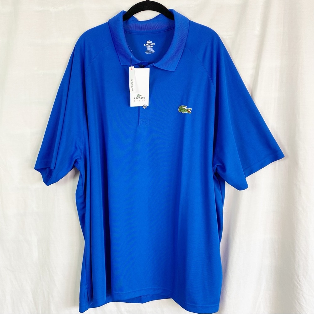 Lacoste Sport Royal Blue Polo Shirt 10R 3XL NEW NWT